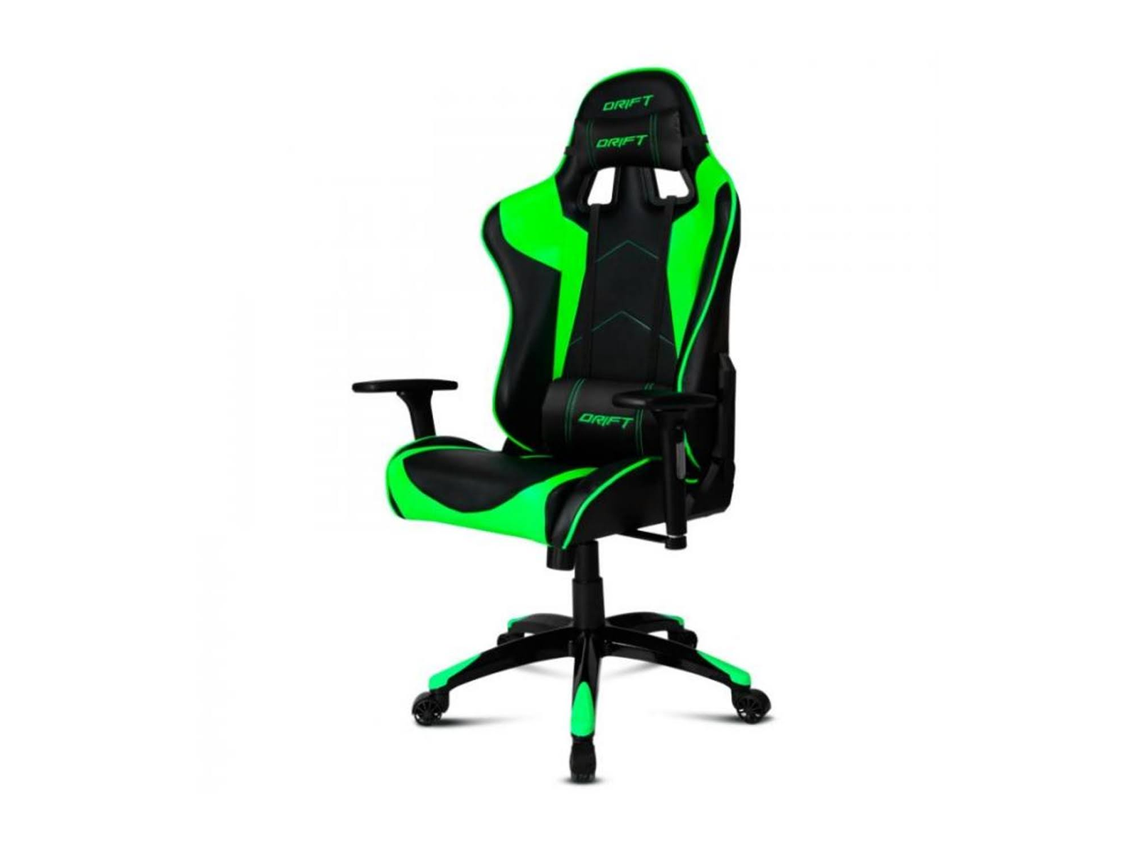 Silla gaming - SL01DF26 DRIFT GAMING, 150 kg, Verde