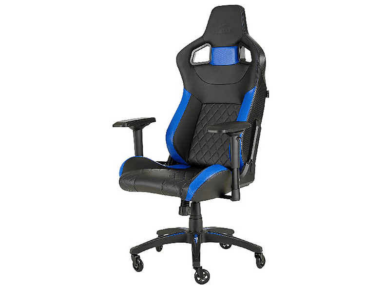 CORSAIR CF-9010014-WW T1 RACE 2018 CHAIR BLACK/BLUE Gaming Stuhl, Schwarz/Blau