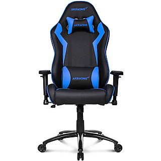 Silla gaming  - AK-SXWIDE-BL AKRACING, Reposabrazos3D (ajustable en altura, anchura y profundidad), 150 kg, Negro