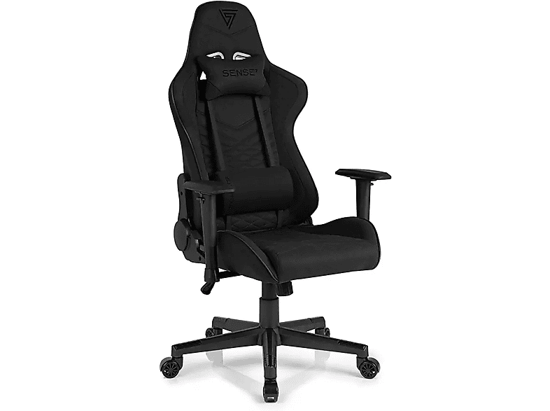 SENSE7 Spellcaster Fabric Gaming Stühle, schwarz