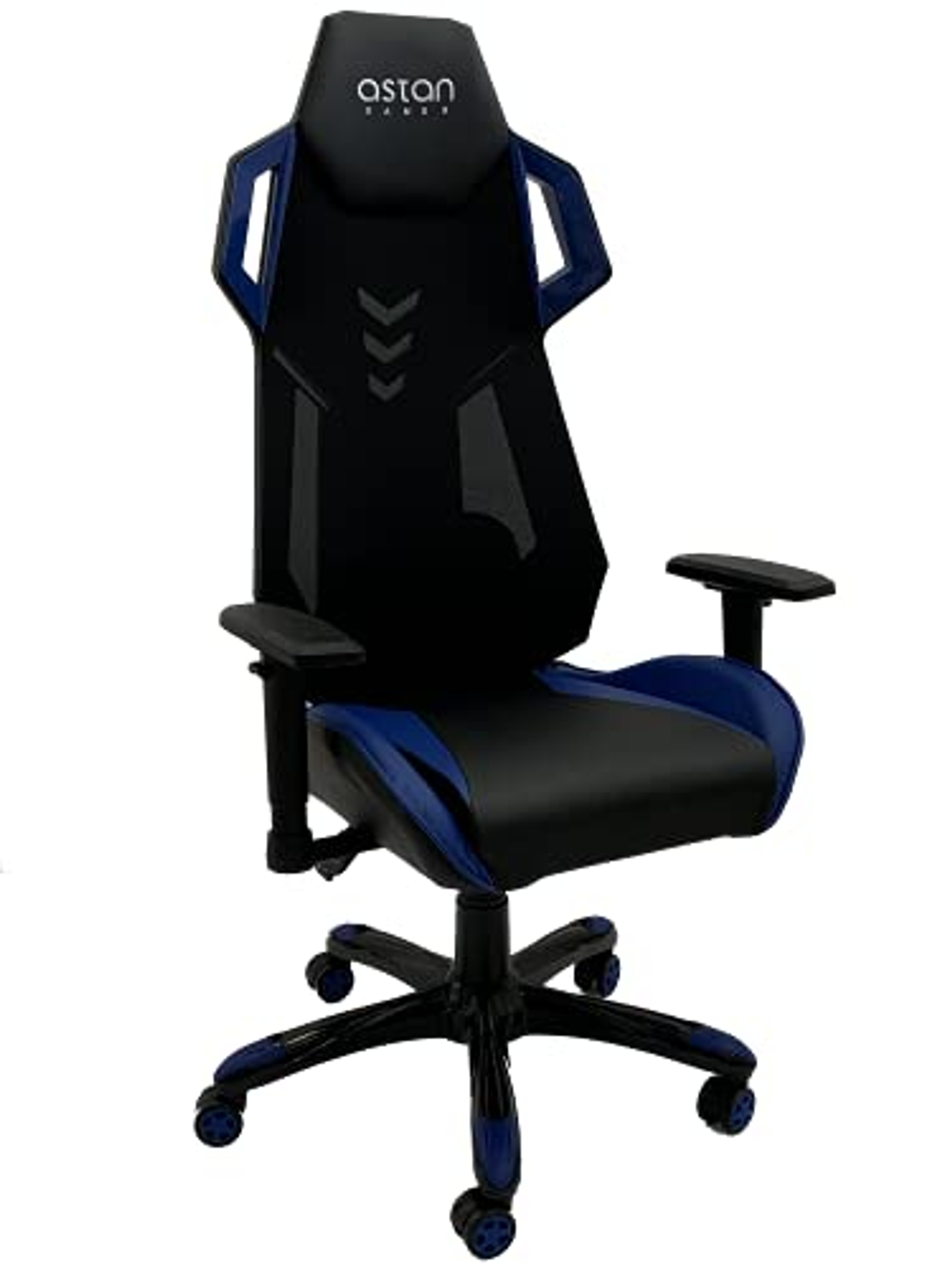 Astan Hogar Silla gaming stream team reposabrazos 2d reclinable 155º negraazul ahag10100az de diseño azul