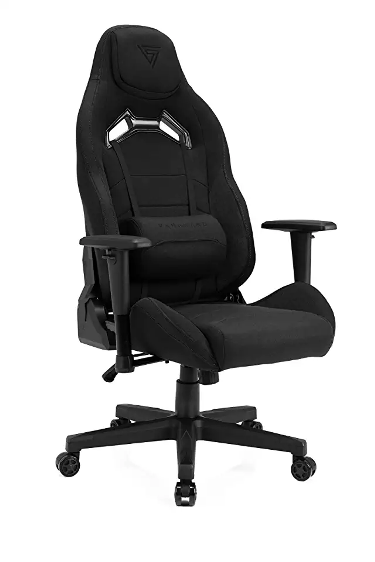 SENSE7 Gaming Stühle schwarz accessories Schwarz set, Vanguard SENSE7 Fabric