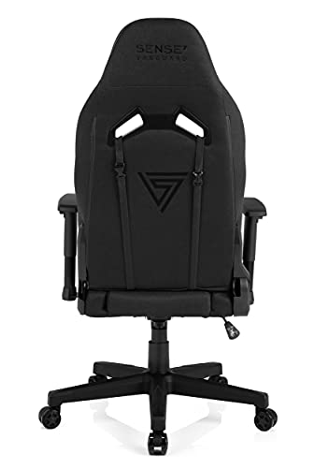 SENSE7 Gaming Stühle SENSE7 schwarz set, Schwarz Vanguard accessories Fabric