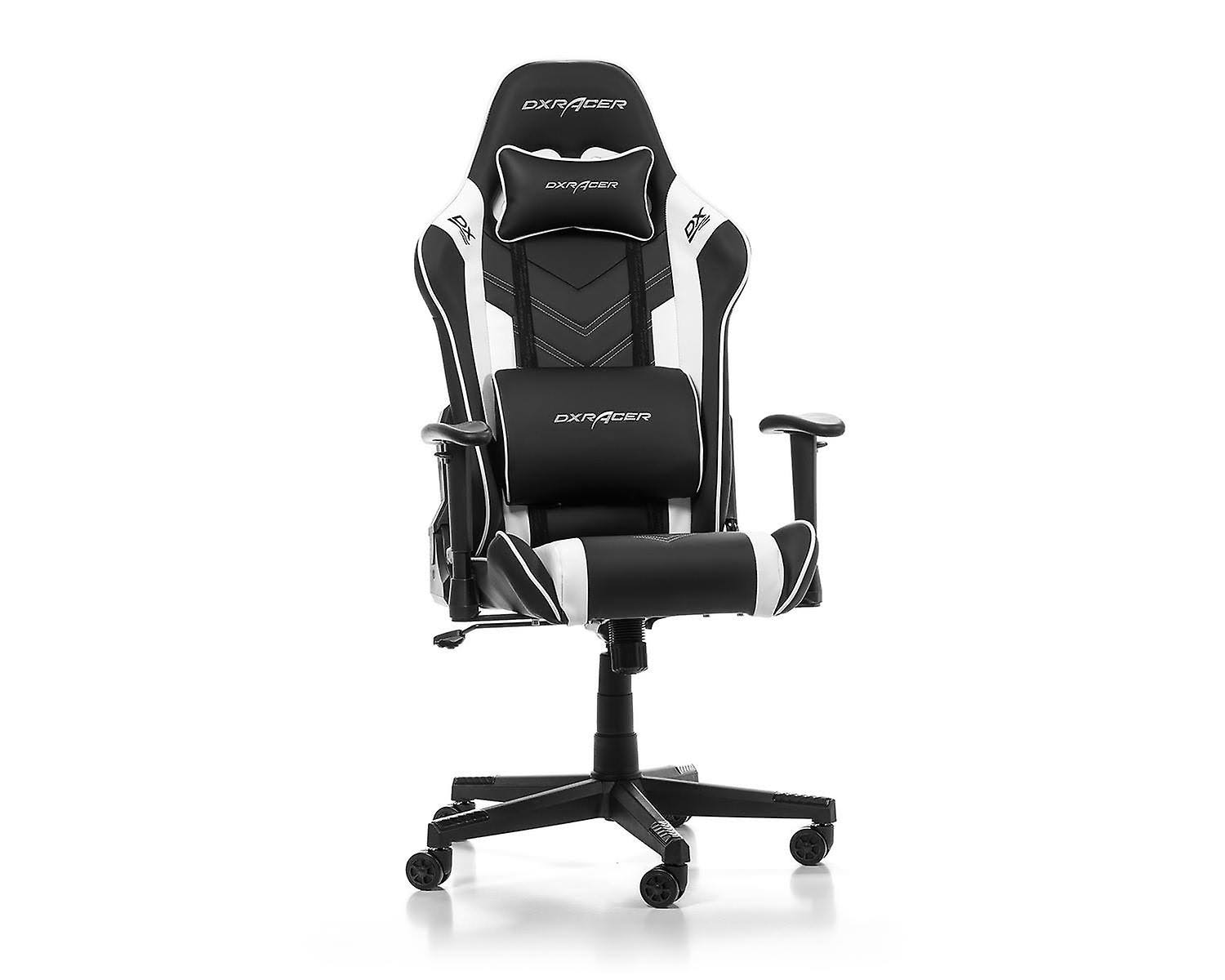 DXRACER PRINCE P132 GAMING CHAIR, Stuhl, Schwarz/Weiß SCHWARZ/WEISS Gaming