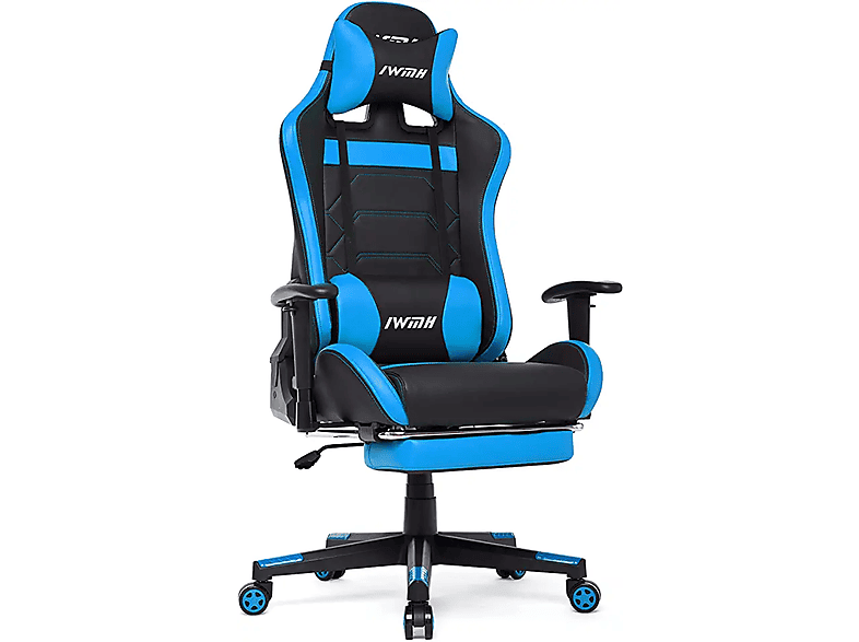 Silla gaming  Corsair T3 Rush, Reposacabezas 4D, Espalda inclinable, Hasta  120 kg, Almohadilla incluida, Negro