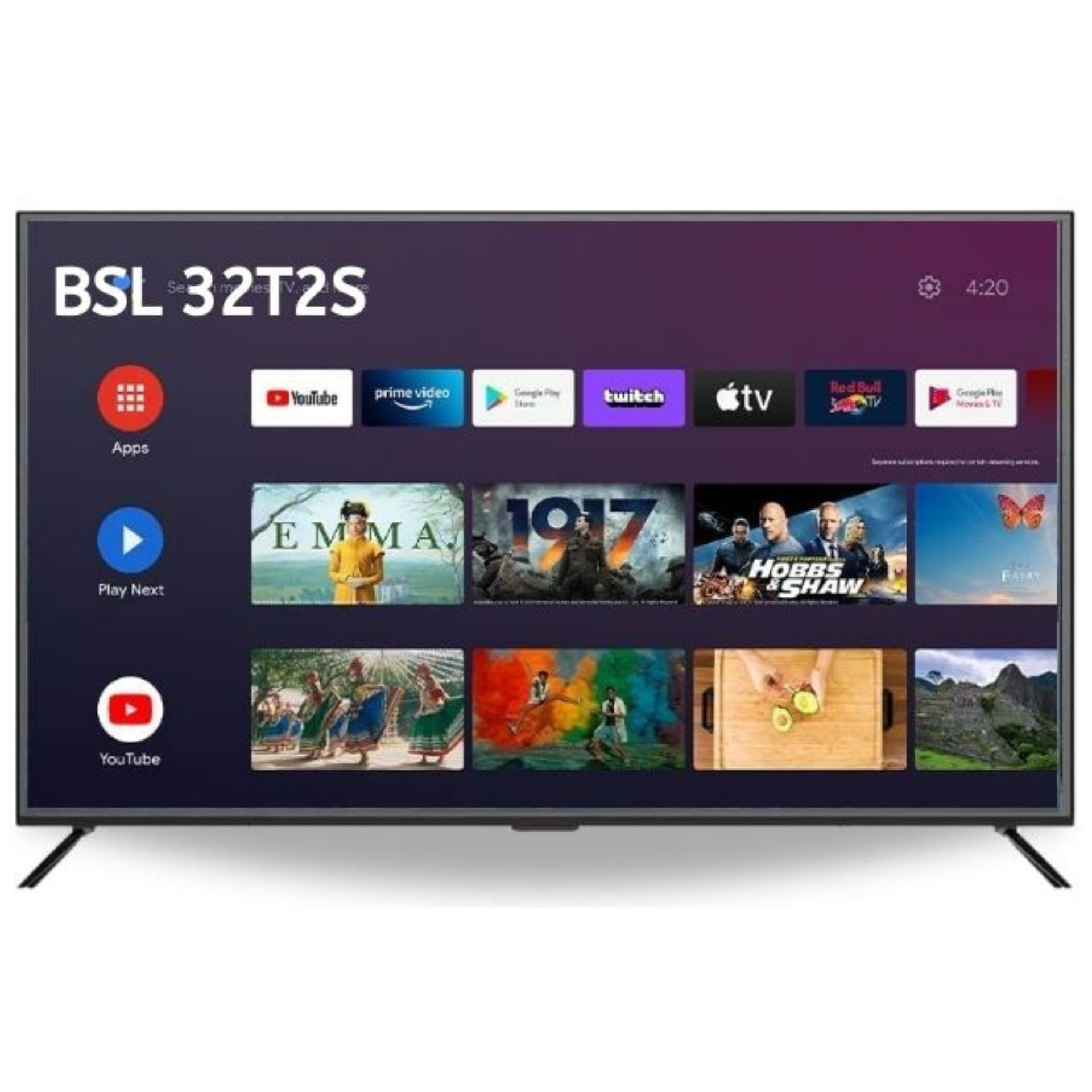 TV LED 32" - BSL-32T2SATV BELSON, HD, Negro