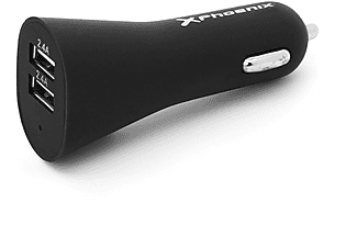 Cargador USB para coche PHCARCHARGER2USB+ PHOENIX, Negro | MediaMarkt