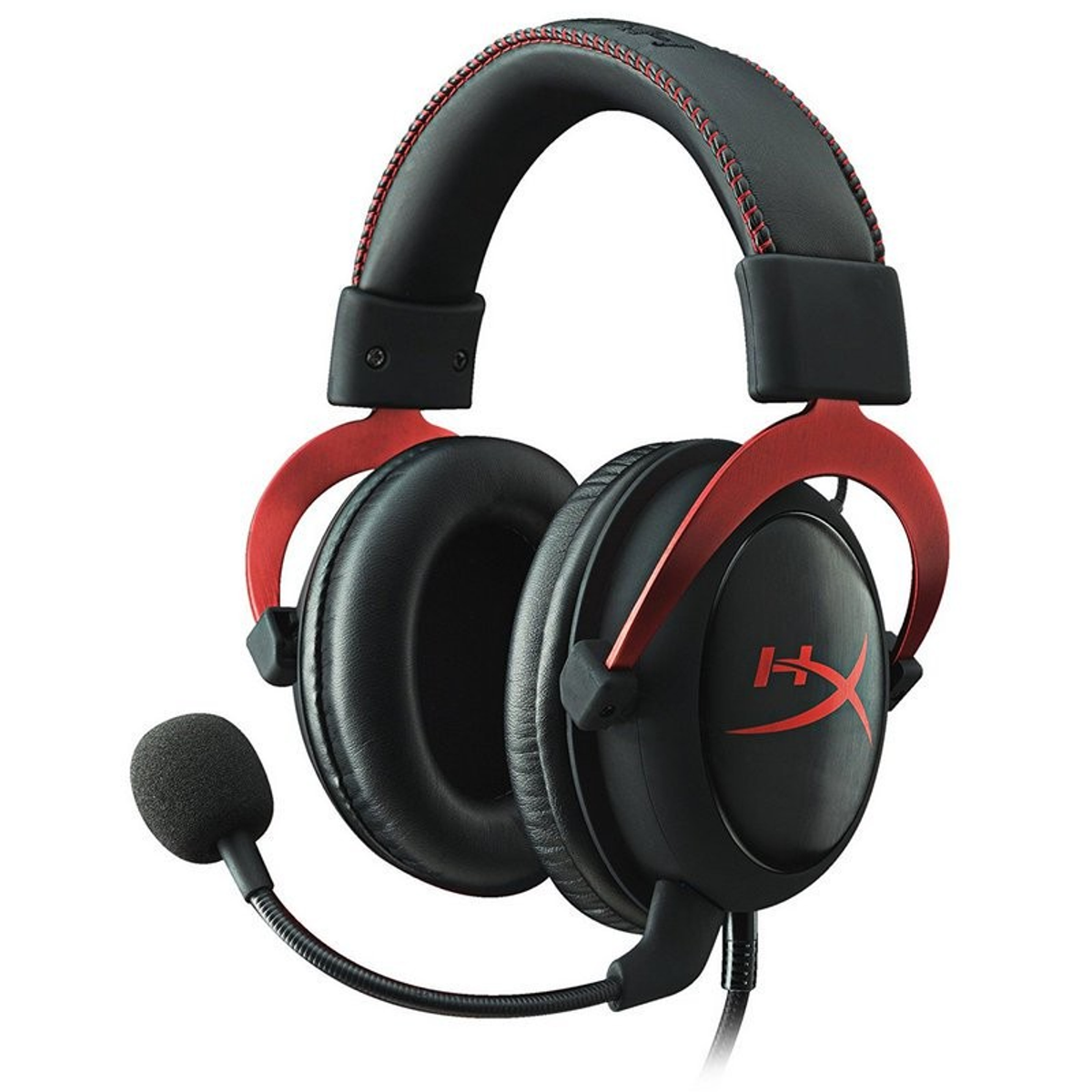 On-ear Gaming Headset Schwarz/Rot HYPERX KHX-HSCP-RD,