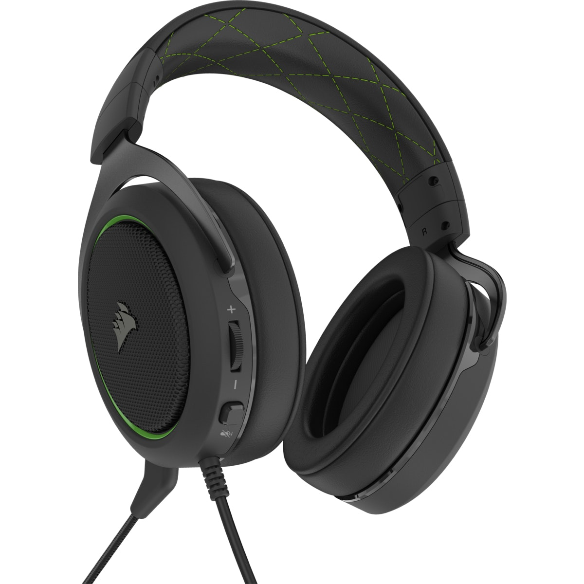 CORSAIR CA-9011216-EU Gaming HS50 Headset STEREO HEADSET PRO Schwarz/Grün Over-ear GREEN