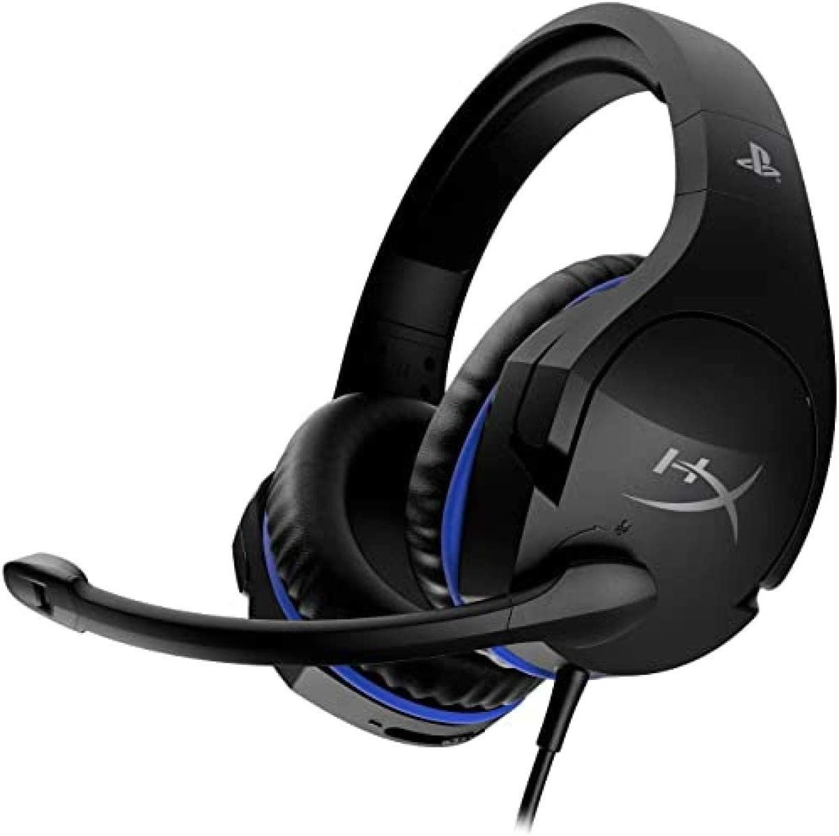 Gaming Schwarz/Blau HYPERX On-ear HX-HSCSS-BK/EM, Headset