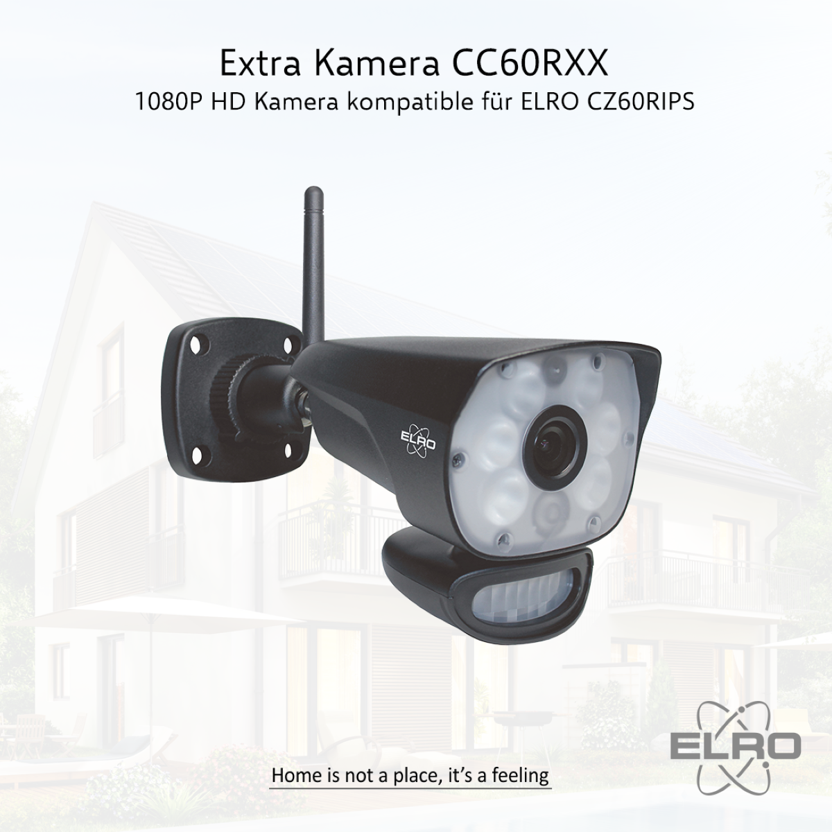 Auflösung CC60RXX, Video: Sicherheitskamera, Pixels ELRO 1080 Zusätzliche