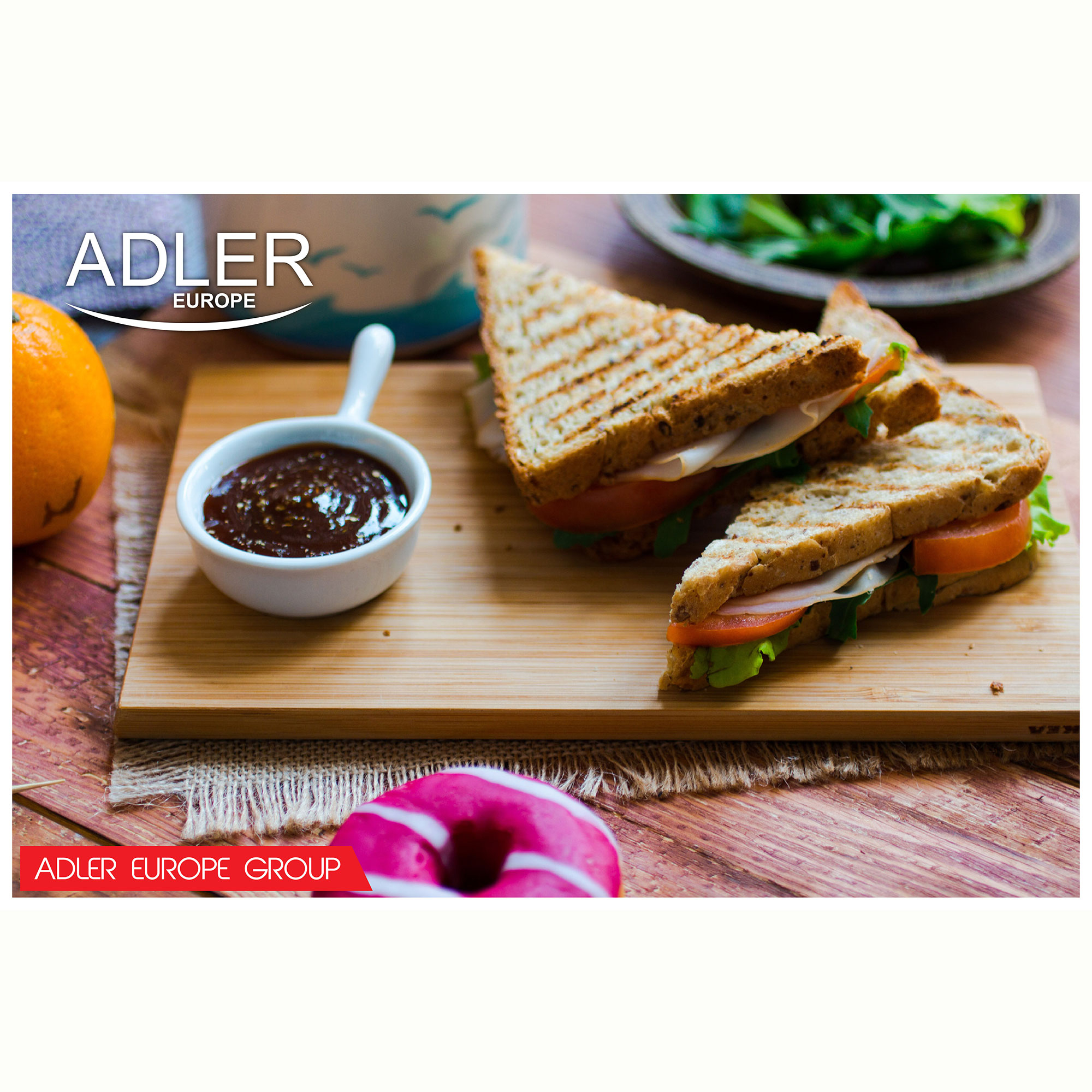 Sandwichmaker ADLER Schwarz 3015 AD