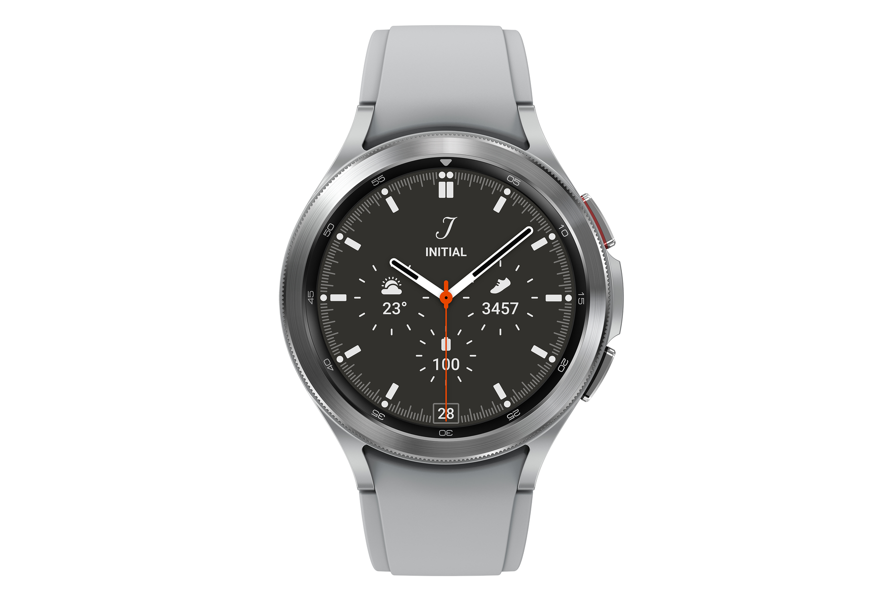 SAMSUNG Galaxy Watch4 Classic Smartwatch Silikon, R890 Silber