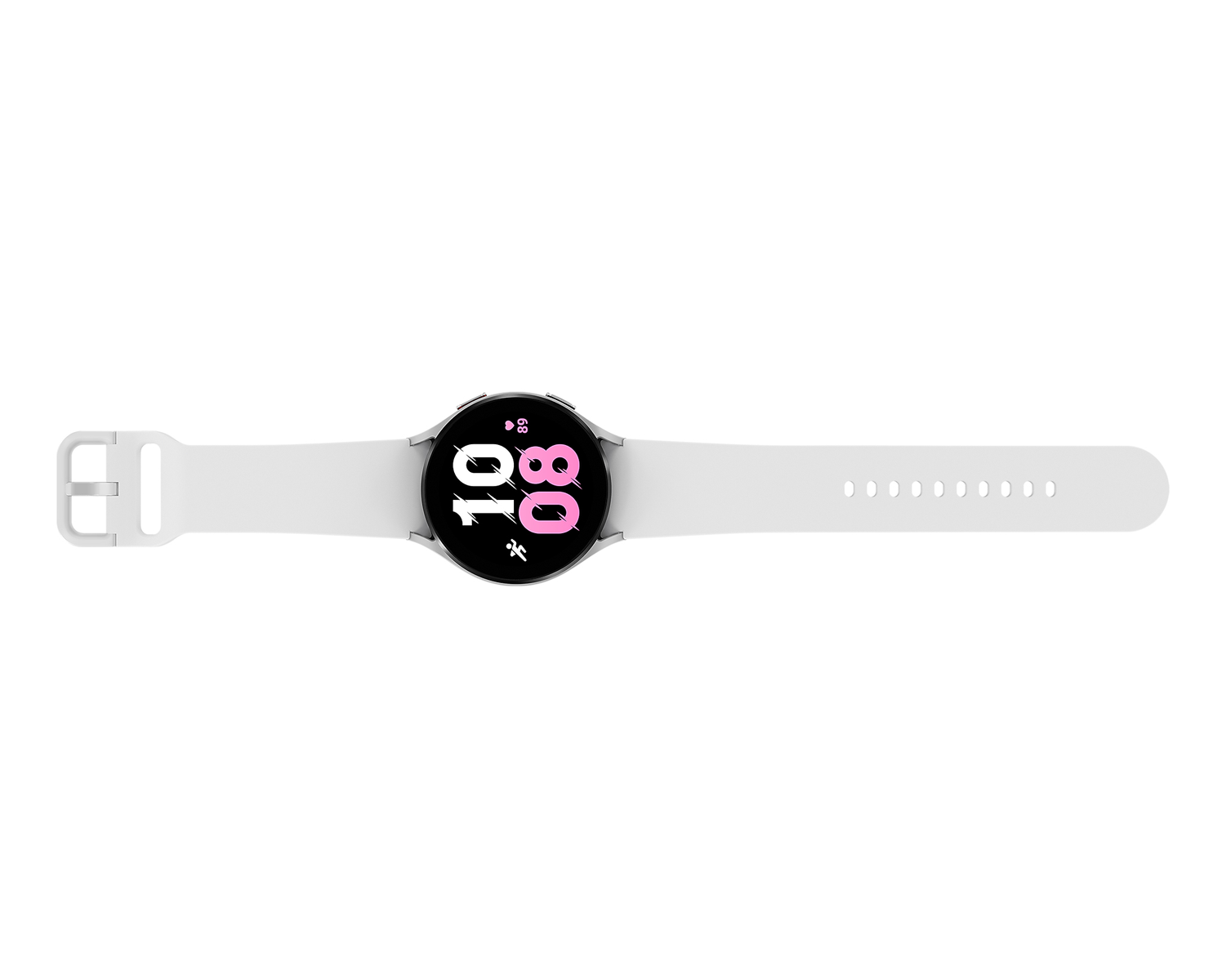 Watch Galaxy SAMSUNG 5 Silikon, Smartwatch Aluminium silber M/L,
