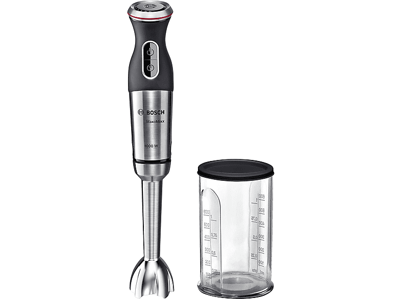 BOSCH MS 8 CM 6110 MAXOMIXX EDELSTAHL/SCHWARZ Stabmixer Edelstahl  