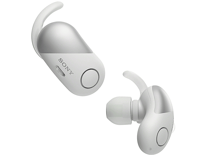 SONY WF-SP 700N W WEISS, Over-ear Kopfhörer Bluetooth Weiß | True Wireless Kopfhörer