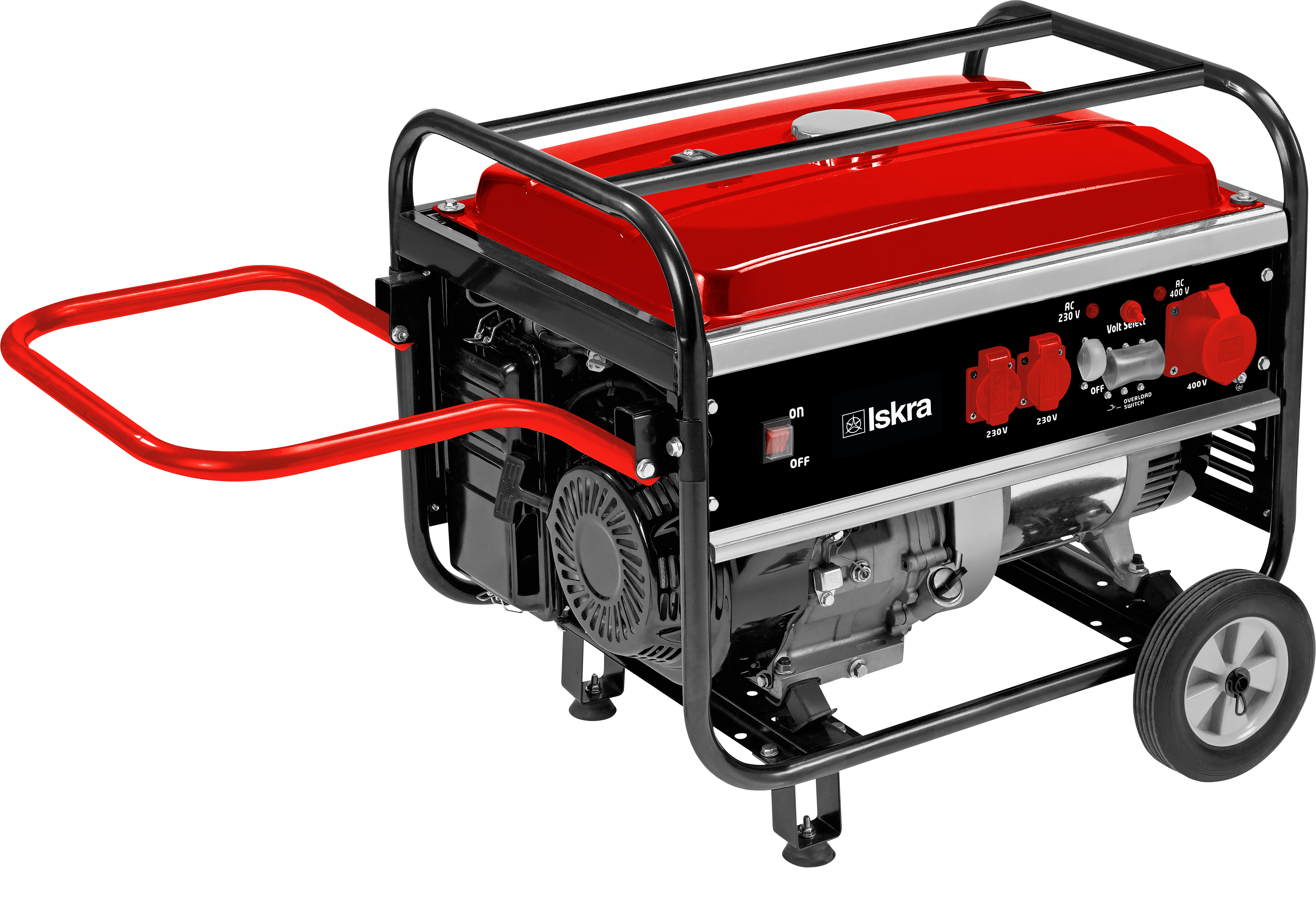ISKRA Stromerzeuger Stromgenerator 3600 Rot/Schwarz W