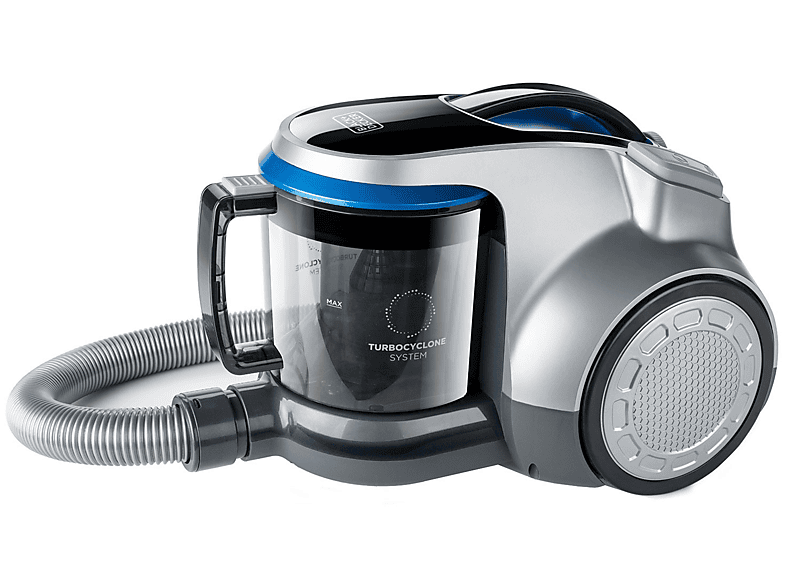 BLACK+DECKER Aspirador sin bolsa Watt, Grigio) Vacuum cleaners, BXVML700E Leistung: 700 maximale