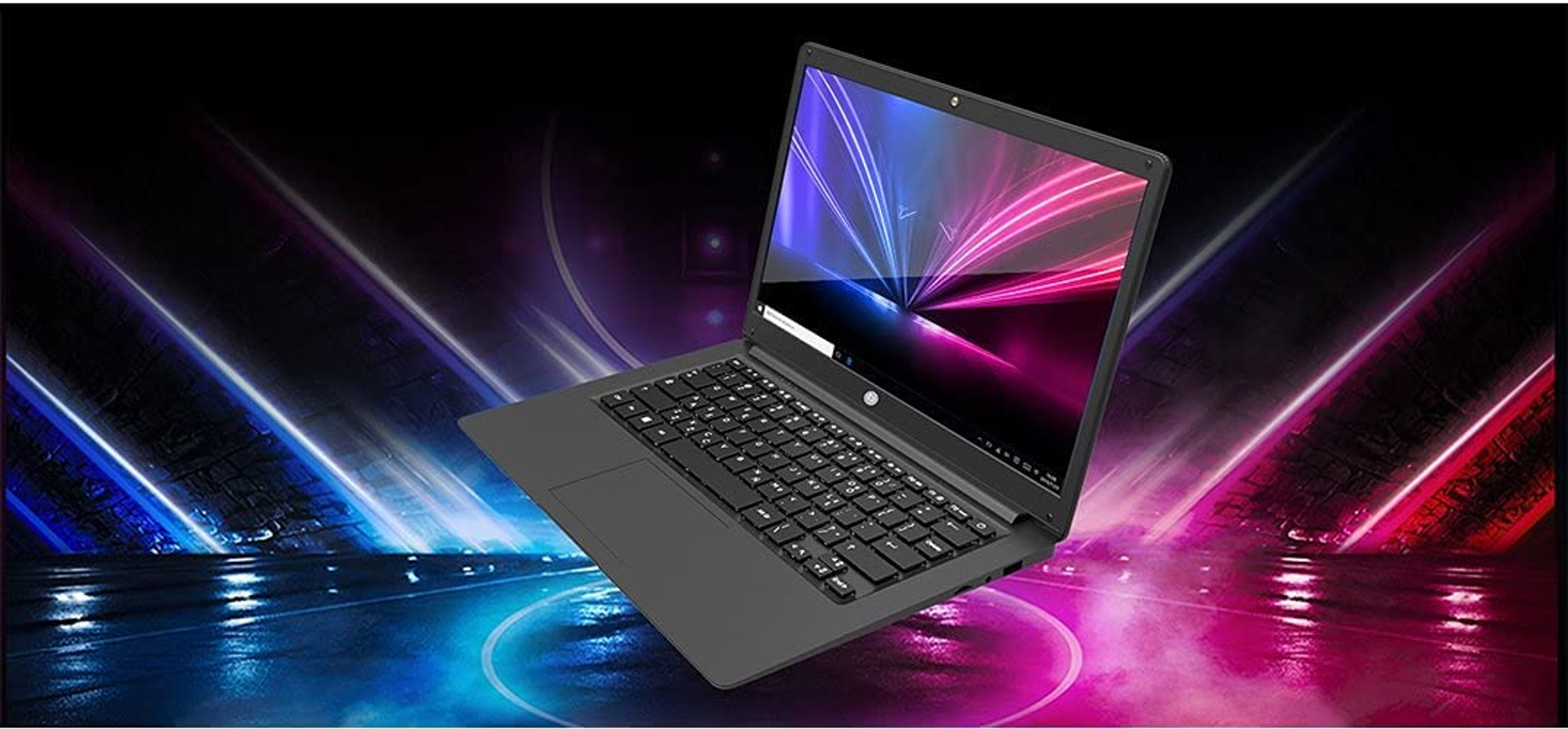 TECHBITE ZIN BIS Touchscreen, 64 SSD, mit Zoll GB RAM, Display Intel® Prozessor, Celeron® GB Schwarz Notebook 14.1, 4 14,1