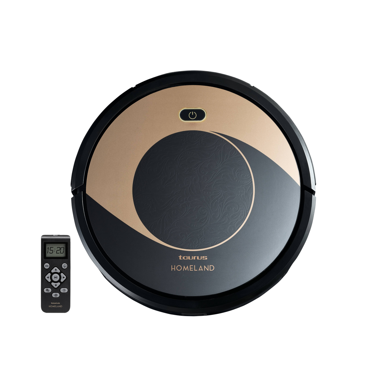 Robot aspirador - 948893000 TAURUS, 1,8 W, 450 ml, 90 min, 44 dB(A)dB(A), Negro