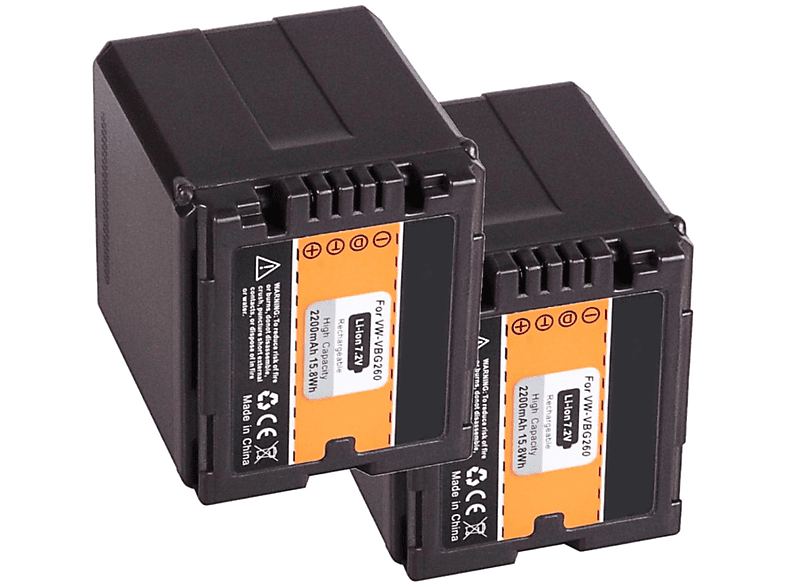 DSTE Ersatzakku Für Panasonic Kameras - 3200 MAh Li-Ionen Batterie