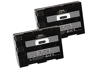 GOLDBATT 2x Akku Kompatibel für Nikon EN-EL3 Li-Ion Ersatzakku, 7.4 Volt, 1300mAh   2 Stück