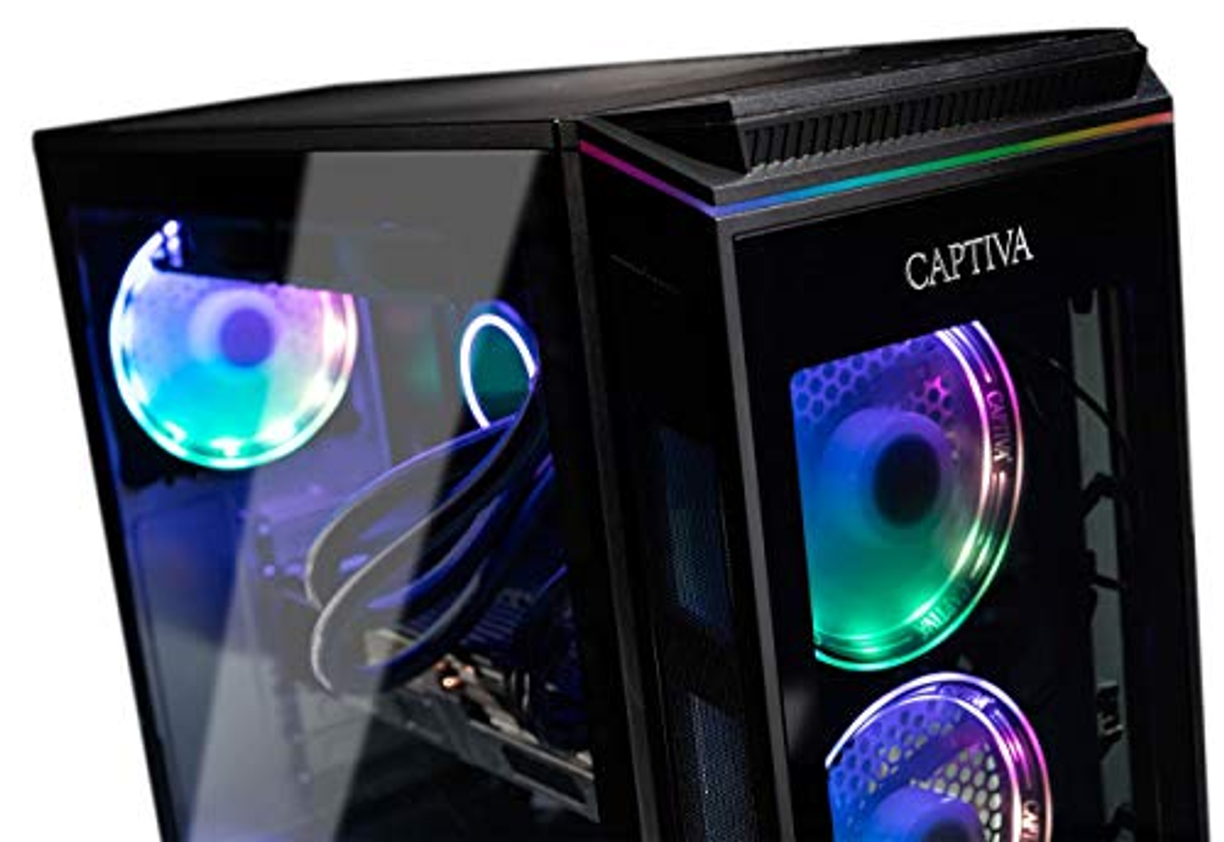 CAPTIVA Highend Gaming i9 32 GB 3080 Gaming-PC I62-785, Ti Prozessor, RAM, ohne 1000 GB RTX™ Intel® NVIDIA mit Betriebssystem, SSD, Core™ GeForce