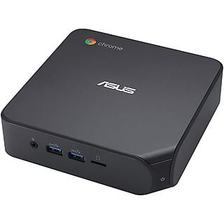 Mini PC - ASUS 90MS0252-M00070, Intel Core i5 10210U (4 núcleos, 6MB Caché, 4.2GHz), 24,00 GB RAM, 128 GB SSD, UHD Graphics, Google Chrome OS, Chrome OS, Negro