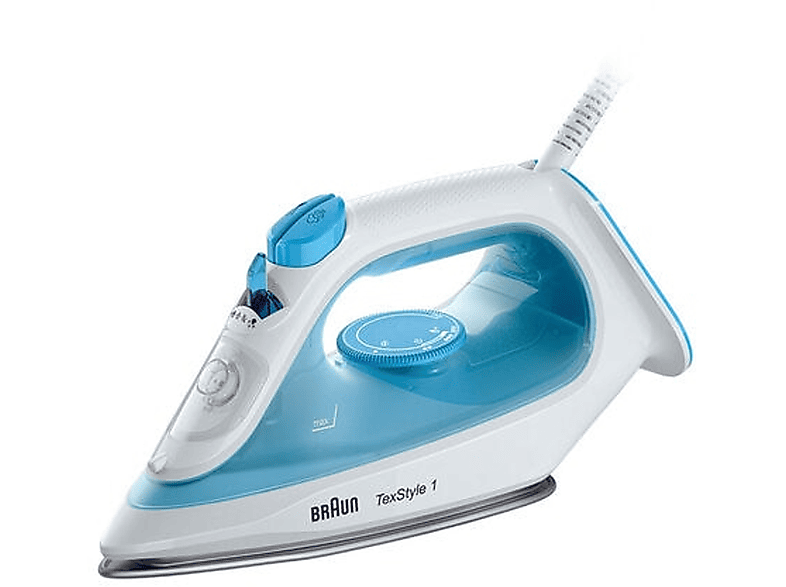 1 BRAUN SI TEXSTYLE BL HOUSEHOLD 1050 Volt, (220 Dampfbügeleisen SuperCeramic) Keramiksohle,