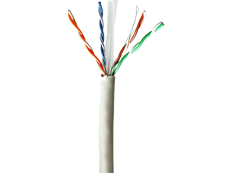 Netzwerk-Kabel Rollen, NEDIS CCBG8525GY100S, 100,0 m