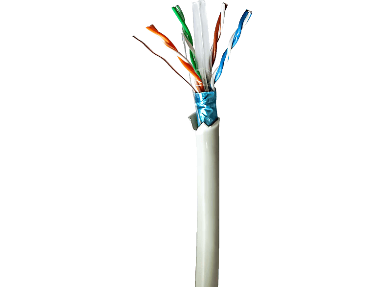NEDIS CCBG8526GY100S, Netzwerk-Kabel Rollen, 100,0 m | Adapter & Netzwerkkabel