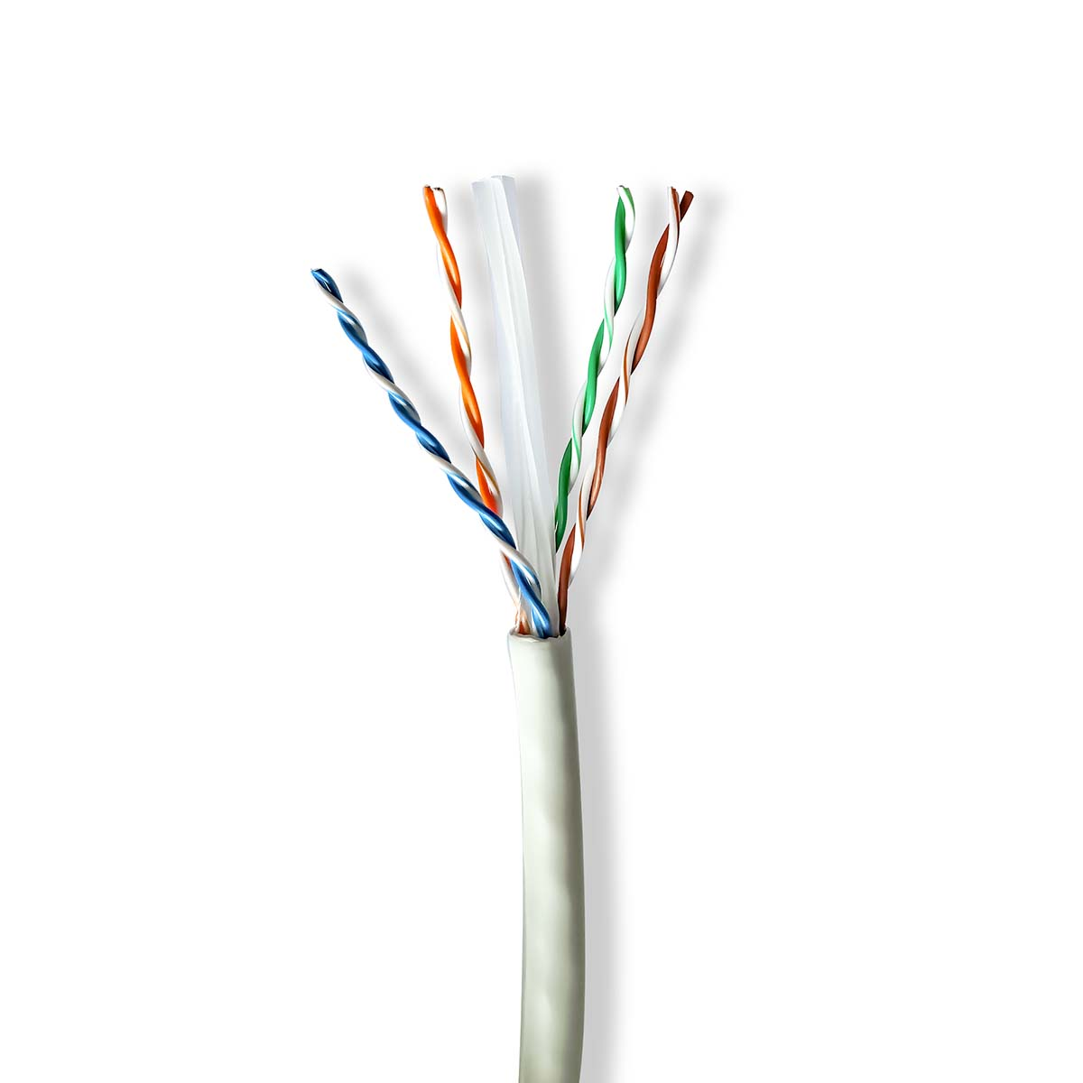 NEDIS Netzwerk-Kabel CCBG8535GY100S, Rollen, m 100,0