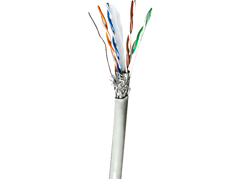 NEDIS CCBG8524GY305, Netzwerk-Kabel Rollen, 305,0 m | Adapter & Netzwerkkabel