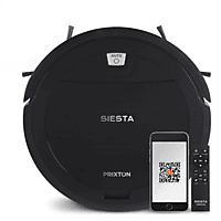 MediaMarkt PRIXTON Siesta Robotstofzuiger Zwart aanbieding