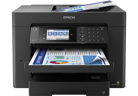 EPSON WF-7840DTW 12PPM MFP (Tintenstrahl) (P) MediaMarkt PrecisionCore™-Druckkopf WLAN Multifunktionsdrucker | Netzwerkfähig