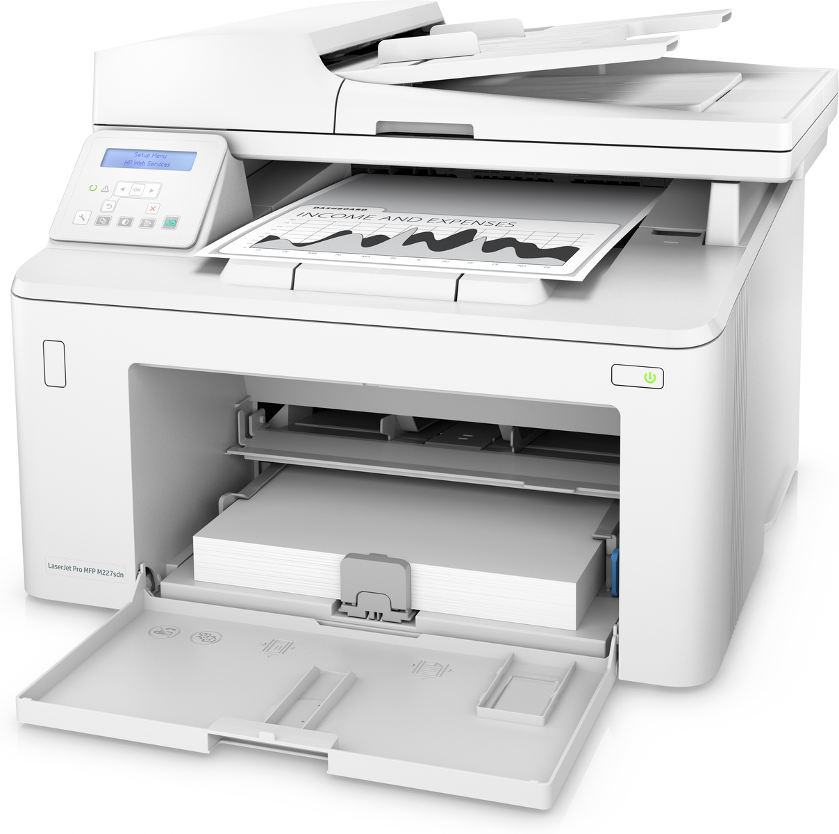 Impresora multifunción - M227SDN - G3Q74A HP, Blanco