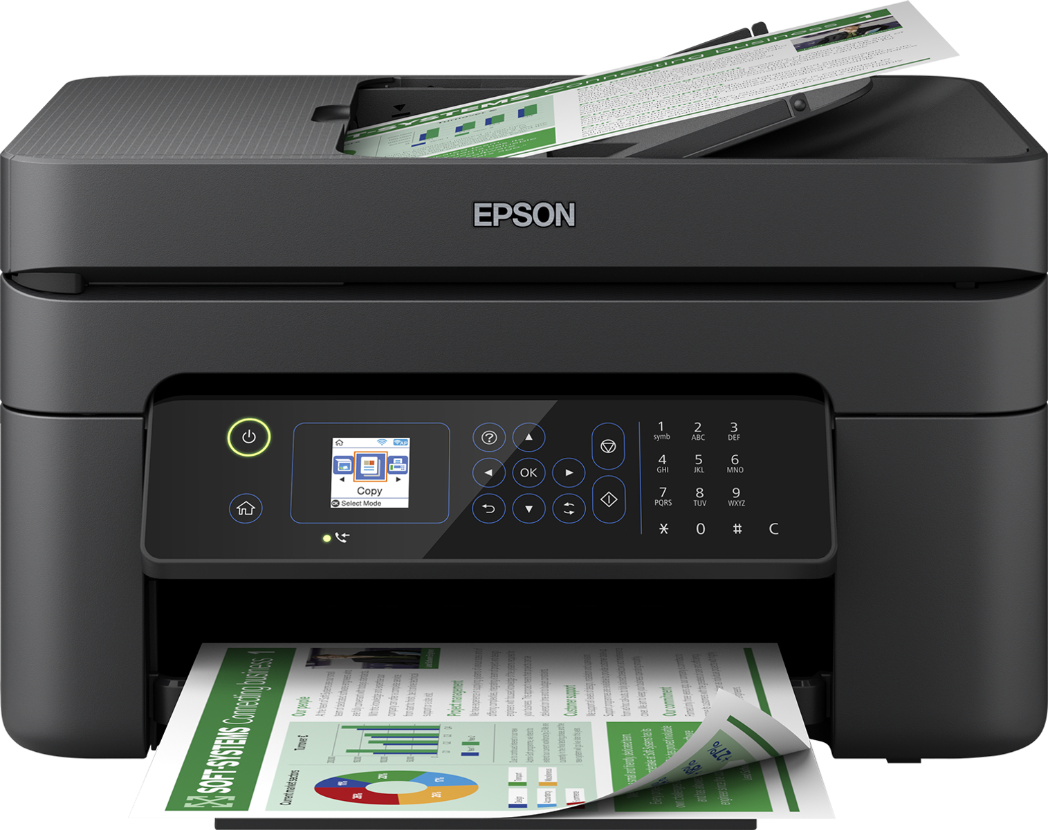 EPSON WF 2835 DWF Tintenstrahl Multifunktionsdrucker WLAN