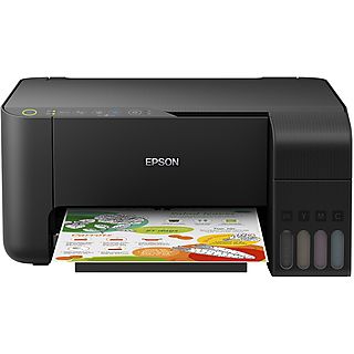 Impresora multifunción - EPSON EcoTank ET-2712, Inyección de tinta, 10 ppm, Negro