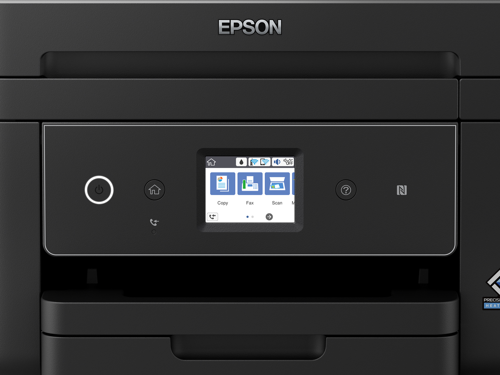 EPSON WF-2880DWF Tintenstrahldruck WLAN Drucker, 4in1 Netzwerkfähig Tintenstrahl-Multifunktionsdrucker