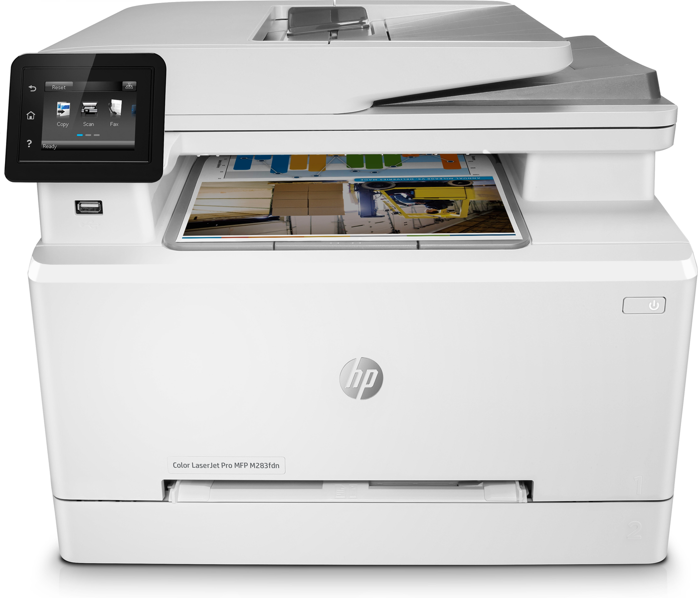 HP COLOR LASERJET MFP Multifunktionsdrucker Laser M283FDN PRO Netzwerkfähig