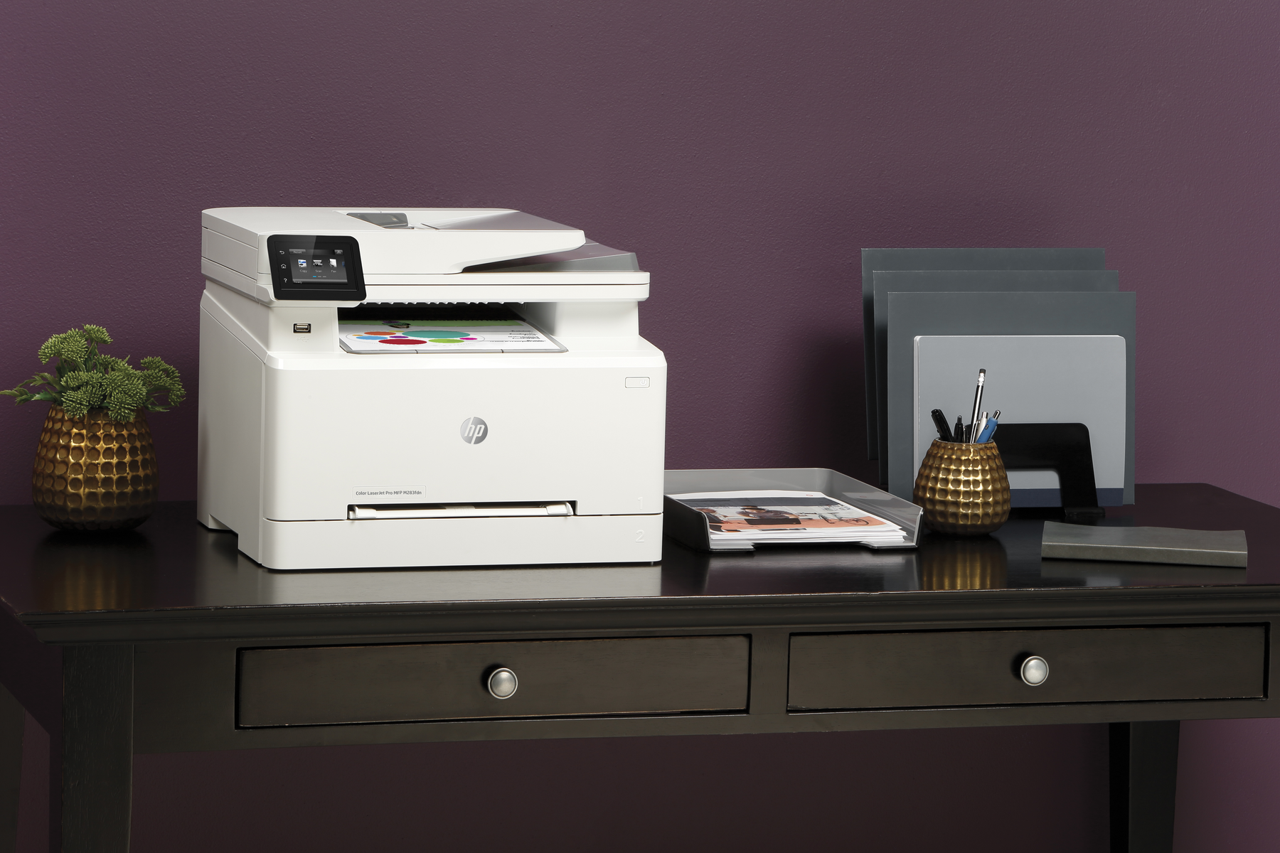 HP COLOR LASERJET MFP Multifunktionsdrucker Laser M283FDN PRO Netzwerkfähig