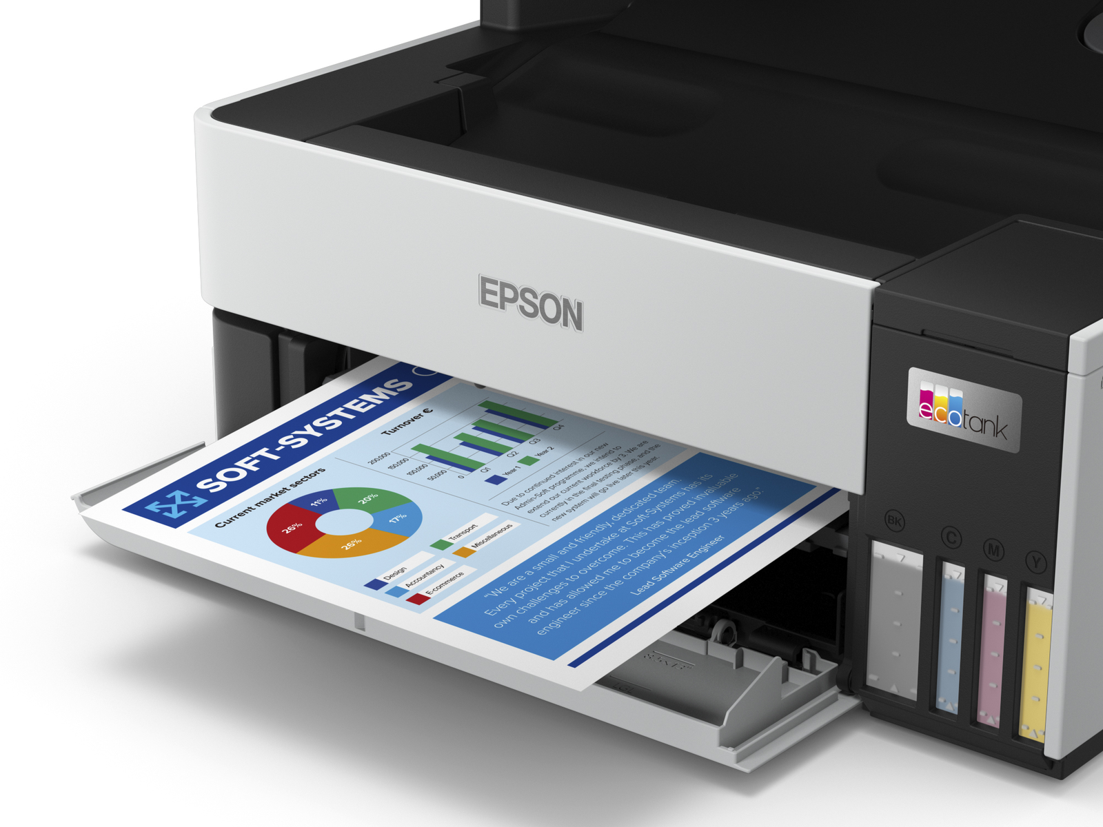 (P) EPSON MFP Tintenstrahldrucker ECOTANK Tintenstrahl WLAN ET-5170 Netzwerkfähig