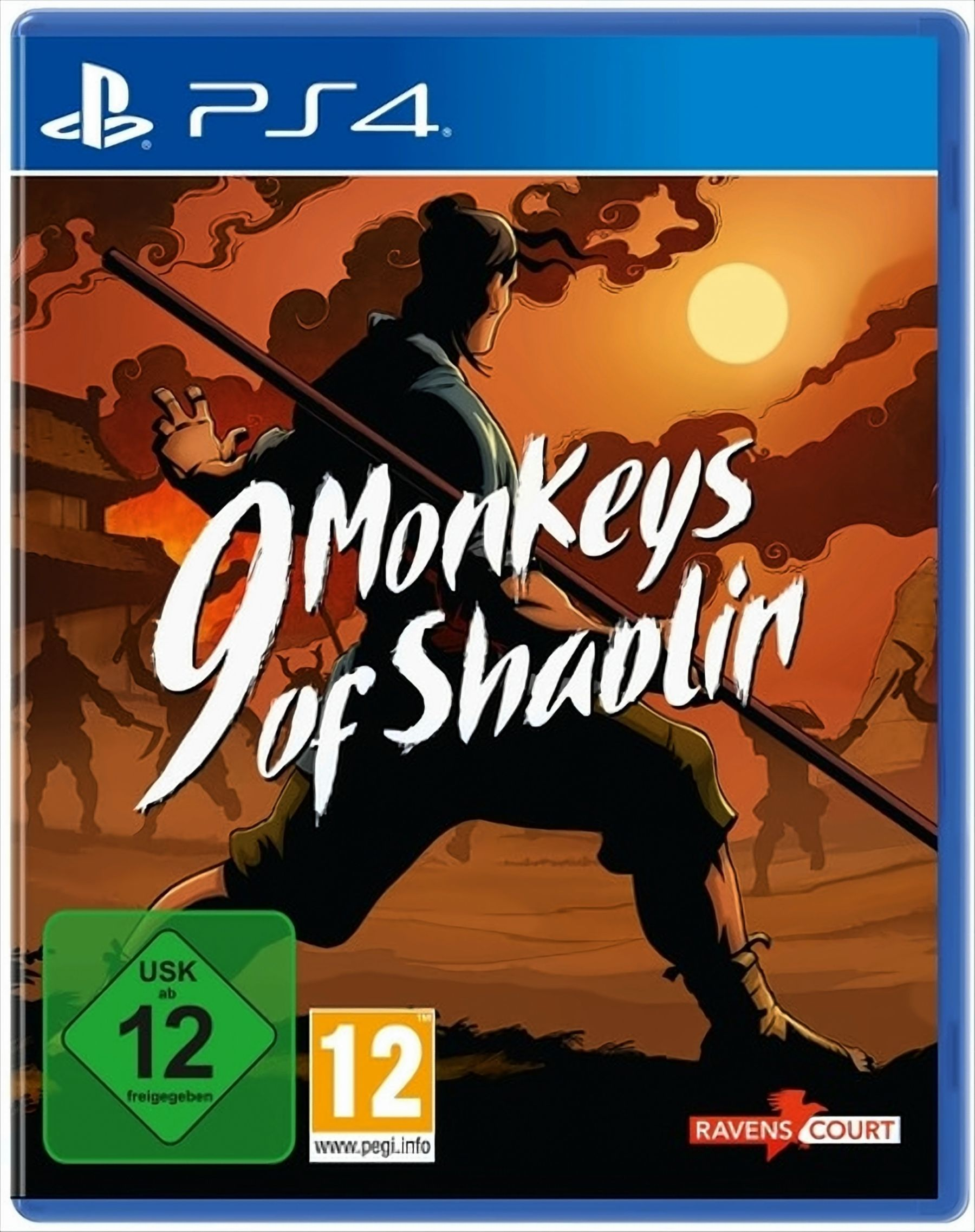 of 4] [PlayStation Shaolin 9 Monkeys -