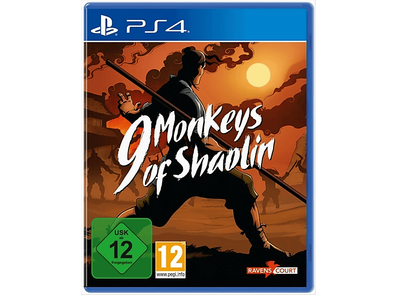 Monkeys 4] Shaolin 9 - [PlayStation of