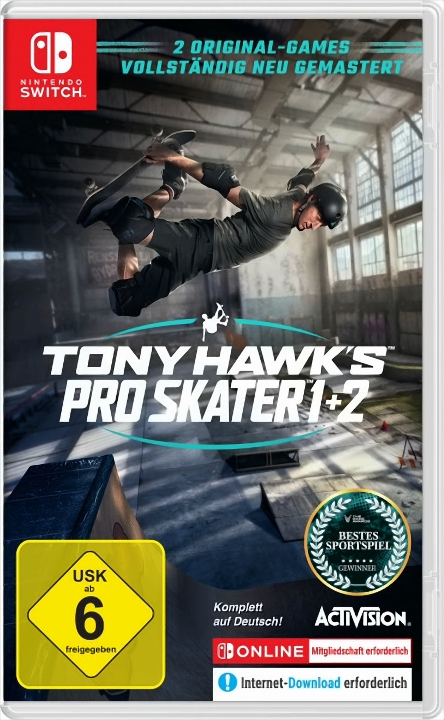 Hawks Switch] Pro - 1+2 Skater [Nintendo SWITCH Remastered Tony