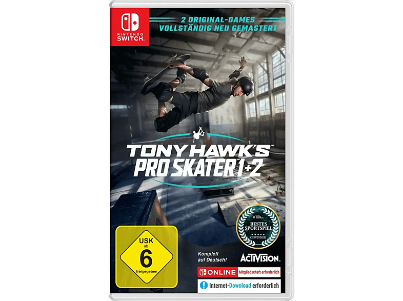 Tony Switch] 1+2 Pro Remastered SWITCH [Nintendo Skater Hawks -