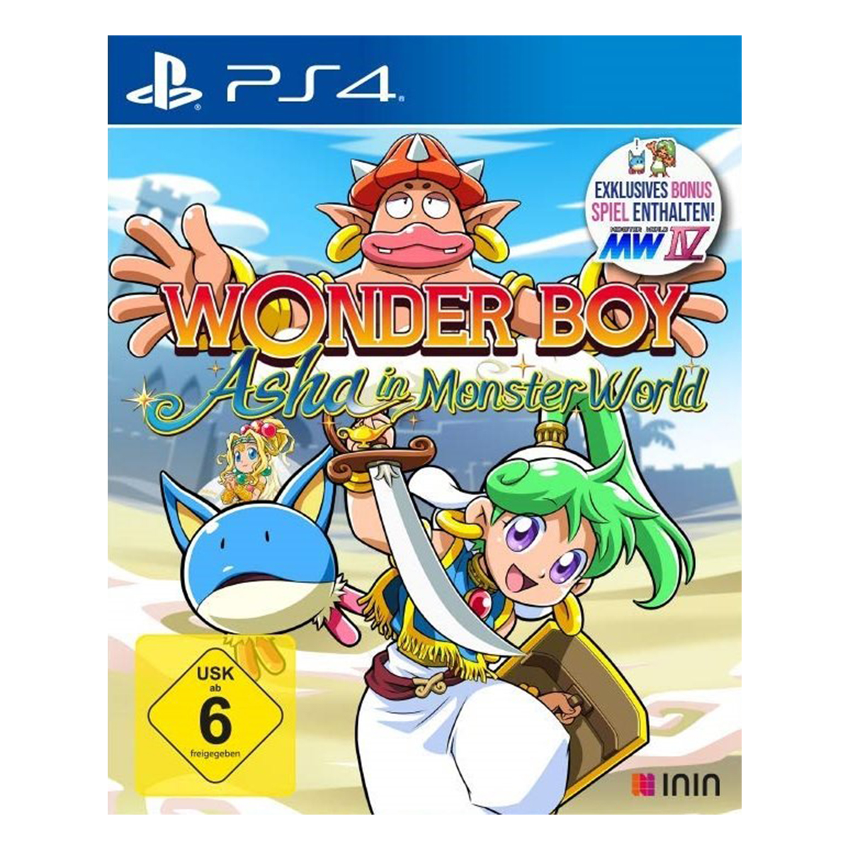 WONDER BOY: ASHA WORLD [PlayStation MONSTER 4] - IN