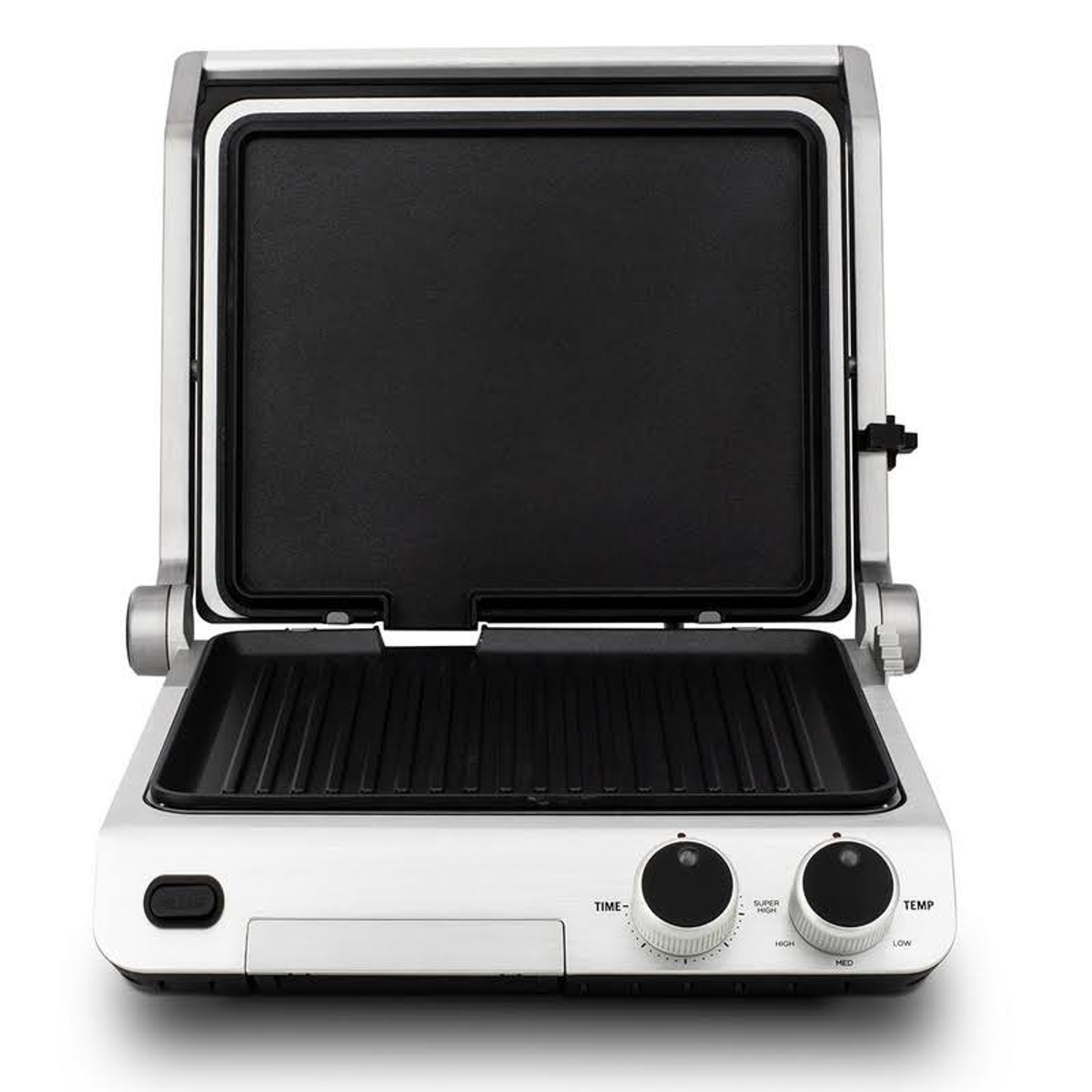 / 2000 Kontaktgrill Silber Sandwichmaker Edelstahl / - H.Koenig Sandwich GR70 180-Grad-Öffnung W - H.KOENIG Panini / Maker /