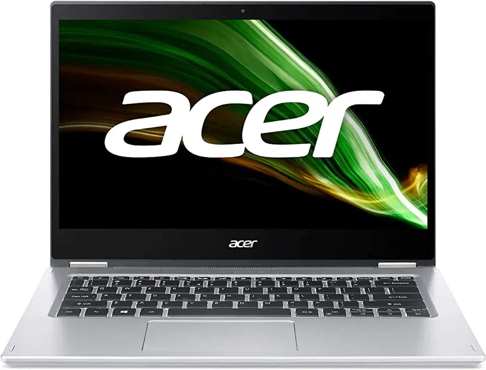 Convertible 2 en 1 - NX.ABHEB.001 ACER, 14 ", Full-HD, Intel® Celeron® Quad Core N5100, 2 GB, 128 GB, UHD, Windows 11 Home S, Plata