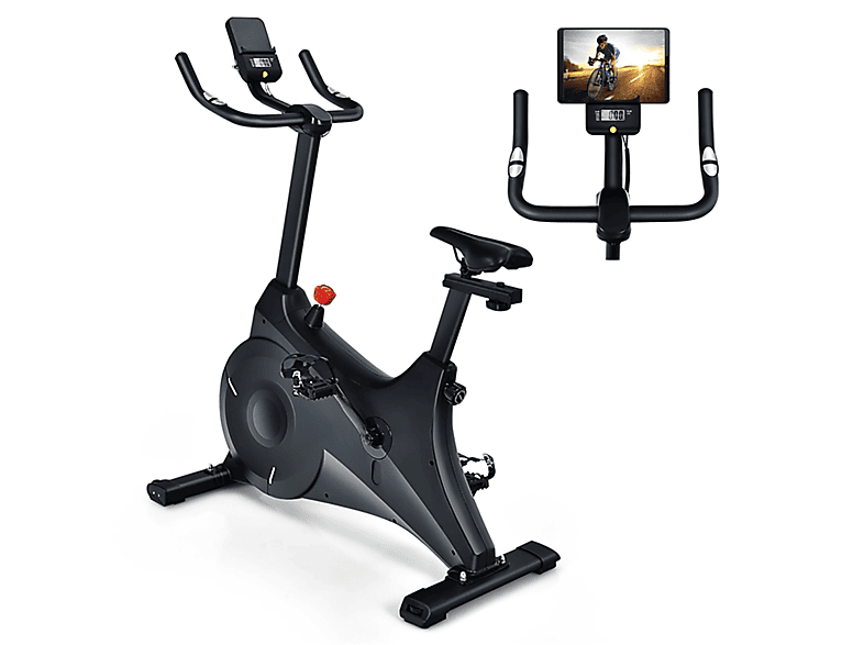 COSTWAY Fitnessbike Heimtrainer, Schwarz MediaMarkt